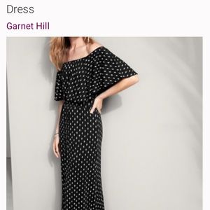 Garnett Hill Maxi Dress Black Size Small